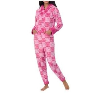 Hello Kitty Sanrio Ladies One Piece PJ Set Pink  Medium NWT